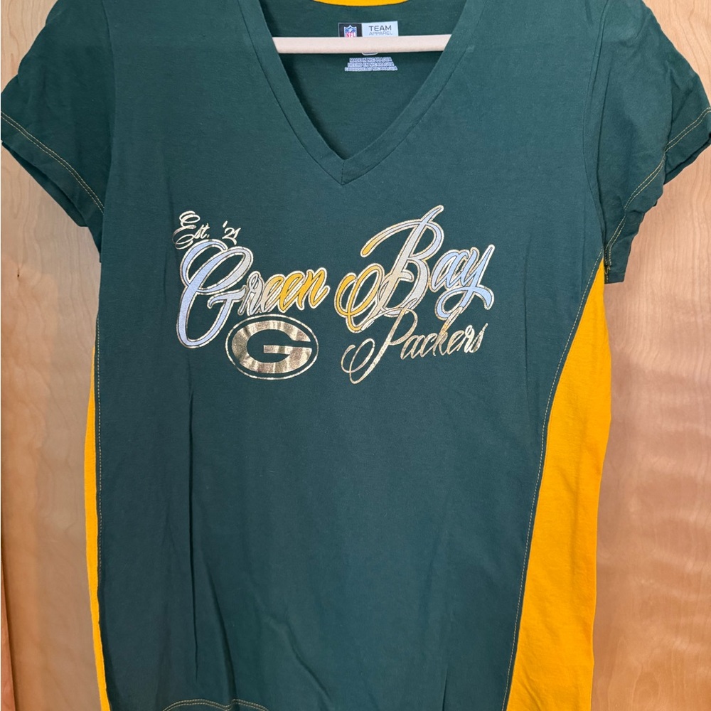 NFL Green and Yellow Women's Team Apparel